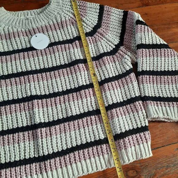 NWT Knit Sparkly Sweater  - Picture 3 of 7